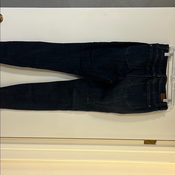 Judy Blue Skinny Dark Blue Jeans with Contrasting Stitching - Picture 4 of 8